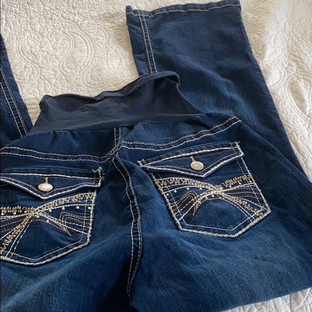 Wallflower large maternity jeans